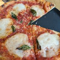Pizza Margherita at Virtuous Pie in Cologne