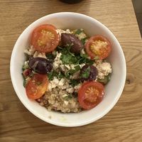 Qiinoa greek salad  at Virtuous Pie in Cologne