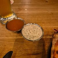 Vegan chilli honey and garlic ranch at Virtuous Pie in Cologne