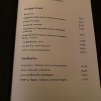 Karte, Salate(ohne Extras) und Kürbissuppe vegan  at Deichkiste in Schoenberg