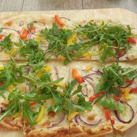 Veganer Flammkuchen at Deichkiste in Schoenberg