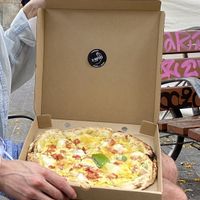 Pizza Carbonara   at El Vato Loco in Barcelona