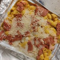 Mac n' cheese at El Vato Loco in Barcelona