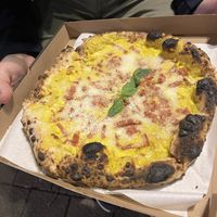 Carbonara (eggs & ham)  at El Vato Loco in Barcelona