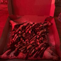 Pizza Nocilla (8€) at El Vato Loco in Barcelona