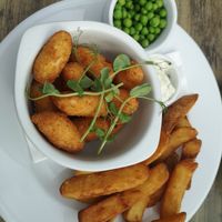 Vegan scampi at The Glass Box in Clevedon