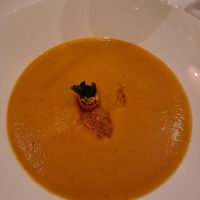 Kürbiscremesuppe at Liegl am Hiegl in Sankt Peter