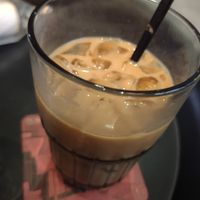 Excellent latte at ACID8 Specialty Coffee in Hanoi