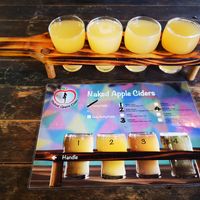 Cider Tasting Paddle at Naked Apple Cider House in Karragullen