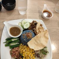 Nasi Kerabu at Mangga Vegetarian Cafe - 美佳素轩  in Seri Kembangan
