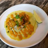 the cauliflower taco was skimpy for the price, kind of a joke at Muchos in Boracay