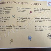 Menú   at Chay Corner  in Hoi An