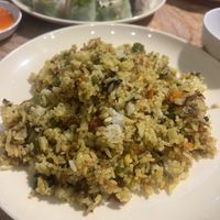 Fried seaweed rice   at Chay Corner  in Hoi An
