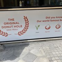 Sign in front at Mr Puffs in Athens