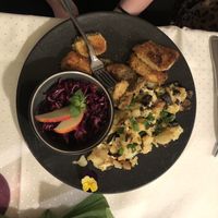 Schnitzelvariationen (vegetarisch)  at Restaurant Grüner Baum in Elsterberg