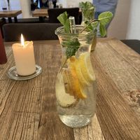 Gartenwasser  at Schlossgarten Café Restaurant Bar in Murnau