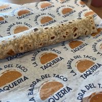 Tortilla de harina con mermelada de piña  at La Barra Del Taco in Brownsville