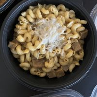 mac and cheese + seitan  at Ollie's Madison in Fitchburg