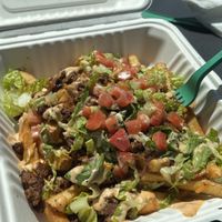 Chopped Cheese Fries!! 🥲  at devil's lettuce in Richmond