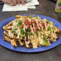 Taco fries  at devil's lettuce in Richmond