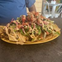 Nachos hell grande  at devil's lettuce in Richmond