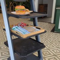 Robo waiters! at Green Papaya in Dallas