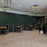 Ambience is sparse yet nice at Green Papaya in Dallas