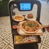 Robot server at Green Papaya in Dallas