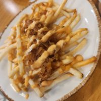 Vegan animal fries at Green Papaya in Dallas