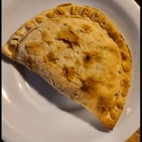 Empanada de verduras at Costumbres Argentinas in Neuquen