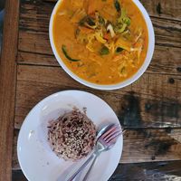 Penag curry at La Carotte Qui Rit in Surat Thani