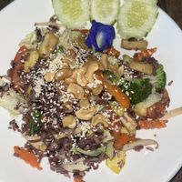 Pineapple tofu fried rice  at La Carotte Qui Rit in Surat Thani