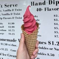 Pomegranate dole whip  at Mayberry in Davison