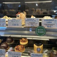 Clearly labeled vegan options   at Indigo - Thong Sala in Koh Phangan