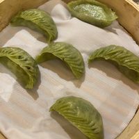 Veggie dumplings   at SIN - Din Tai Fung 鼎泰豐 - Jewel in East Singapore