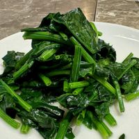 Spinach with garlicc #Veganuary at SIN - Din Tai Fung 鼎泰豐 - Jewel in East Singapore