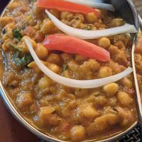 Veganized Punjabi Chana Masala 🍛 at Aroma Indian Restaurant in Ninh Binh