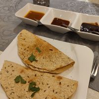 Brot mit Dips at Himalaya Indische Spezialitäten in Mayen