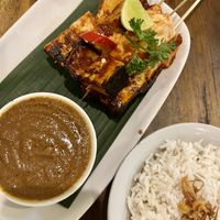 Tofu satay  at Healthy Warung in Gianyar