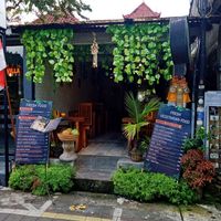 Front of warung at Healthy Warung in Gianyar