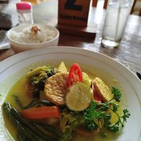 Curry tempeh at Healthy Warung in Gianyar