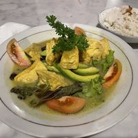 Avocado curry with tofu  at Healthy Warung in Gianyar