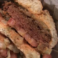 Beyond meat burger! at Tattooed Mom in Philadelphia