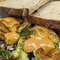 Blackened Avocado Bowl with Vegan Chipotle Mayo at Harvest Market in Springfield