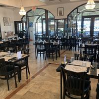  Inside the restaurant . #Veganuary at Copenhagen European Kitchen & Bakery in Katy