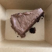 Check out this delicious vegan chocolate cake! #Veganuary at Copenhagen European Kitchen & Bakery in Katy