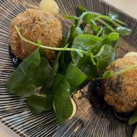 Mushroom arancini  #Veganuary at Cítricos in Bay Lake