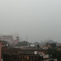 View from the roof top at Shankara Vegis in Agra