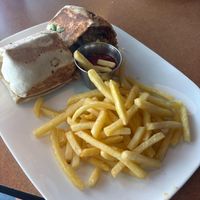 Vegan burrito at Tacoholics in Boquete