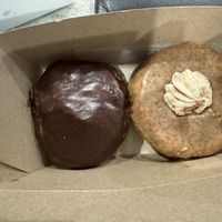 Boston Cream and Tiramisu Donuts  at bloomer's in Burlington